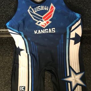 Team Kansas 2011 Fargo Blue Singlet AS
